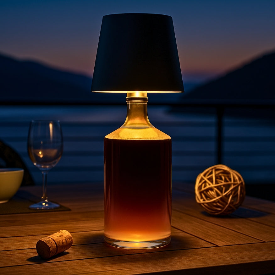 Leuchtstil - Korkenlicht Kabellose Flaschenlampe