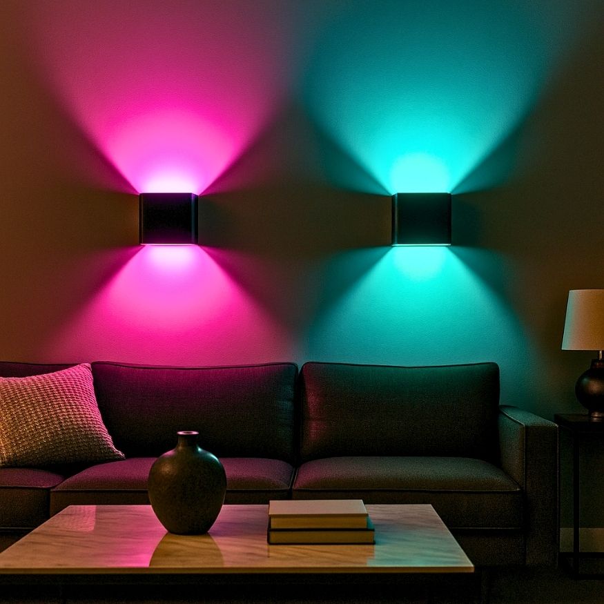 Leuchtstil - Lumea Kabellose RGB Wandlampe