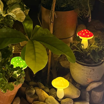 Leuchtstil - Piluma Solar LED Pilze für Garten & Terrasse (8 Stück)